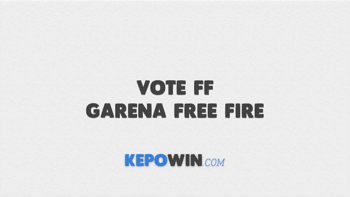 Vote Ff Garena Free Fire