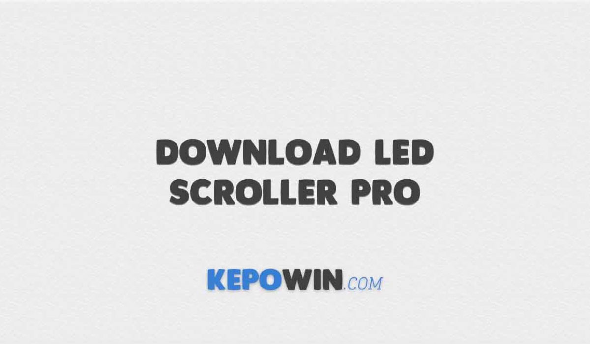 Download Led Scroller Pro