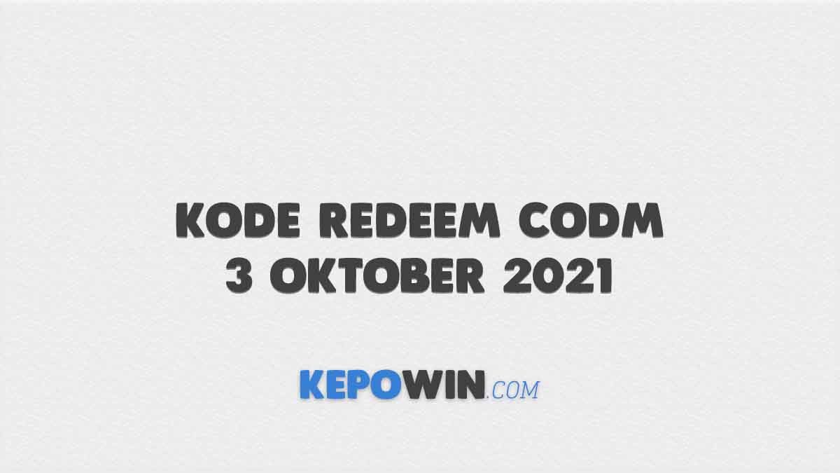 Gratis Kode Redeem Codm 3 Oktober 2021 Server Indonesia