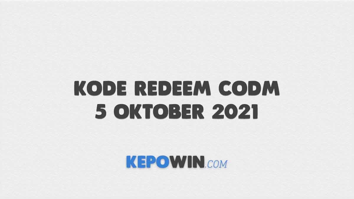 Gratis Kode Redeem Codm 5 Oktober 2021 Server Indonesia