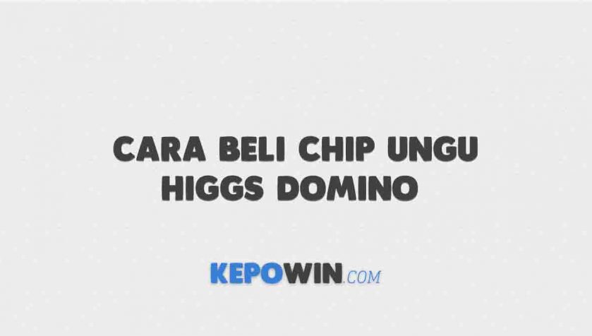 Cara Beli Chip Ungu Higgs Domino 