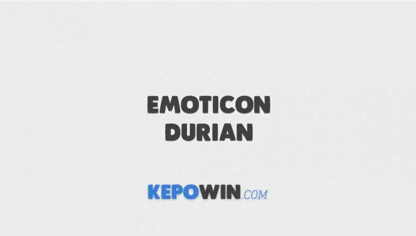 Emoticon Durian, Ini Cara Membuat Emot Duren Salin Tiktok