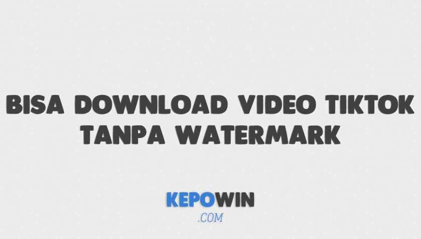 Kenapa Tidak Bisa Download Video TikTok Tanpa Watermark