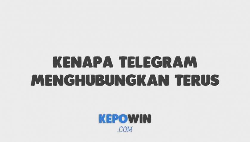 Kenapa Telegram Menghubungkan Terus Padahal Ada Kuota