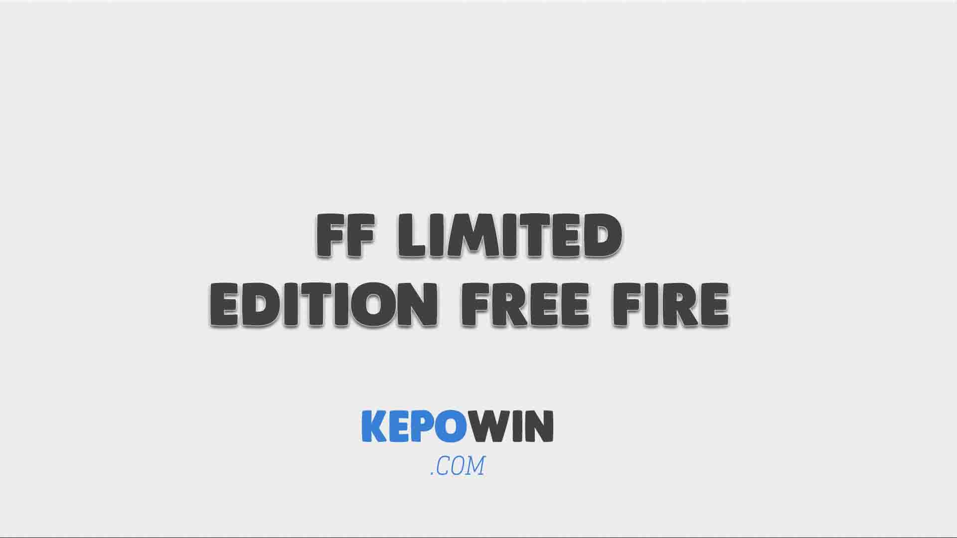 Cara Dapatkan Item Tas Tengkorak Ff Limited Edition Free Fire